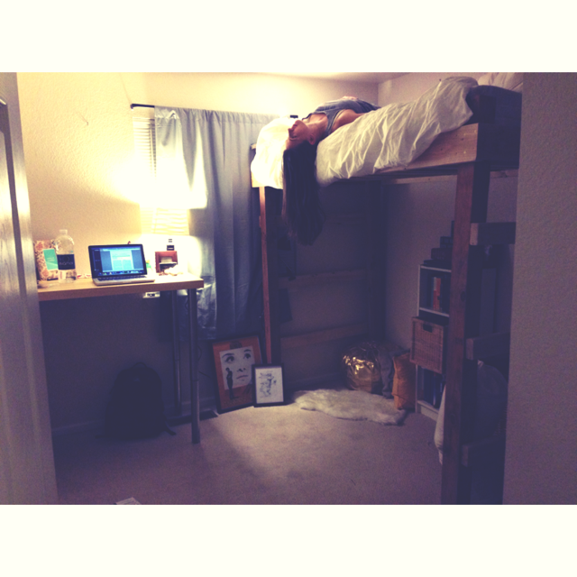 Despite the drama of this photo... I am loving my space so far... Shout out to my people at lululemon athletica highland village for my Ikea giftcard.