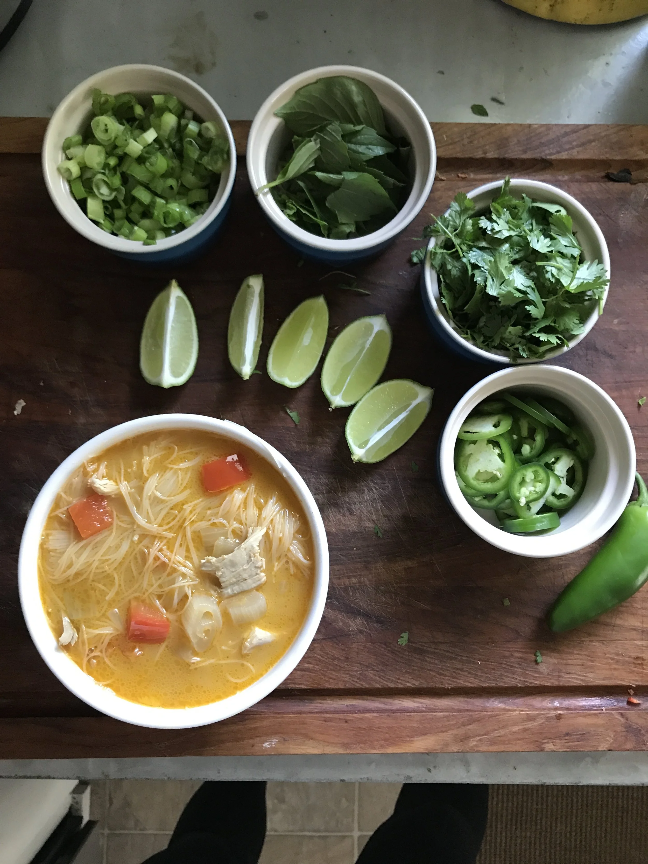Kitchen Sink Thai Noodle Soup 
