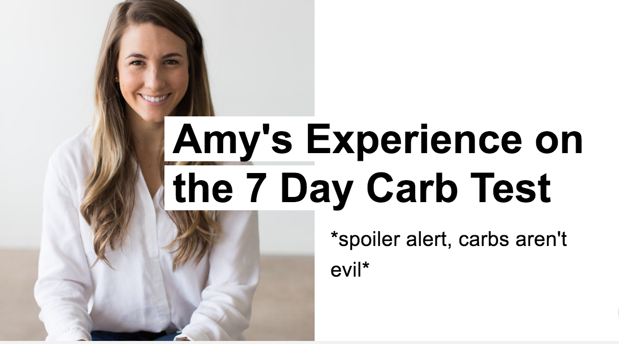 My Experience on the 7 Day Carb Test 
