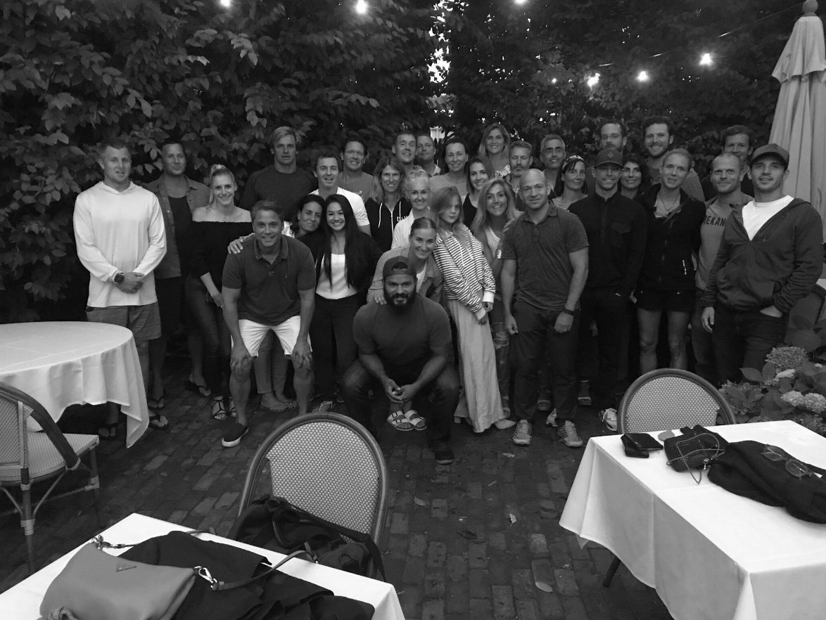 Dinner with the XPT life Montauk Crew with Tim Ferris Gabby Reece and Laird Hamilton