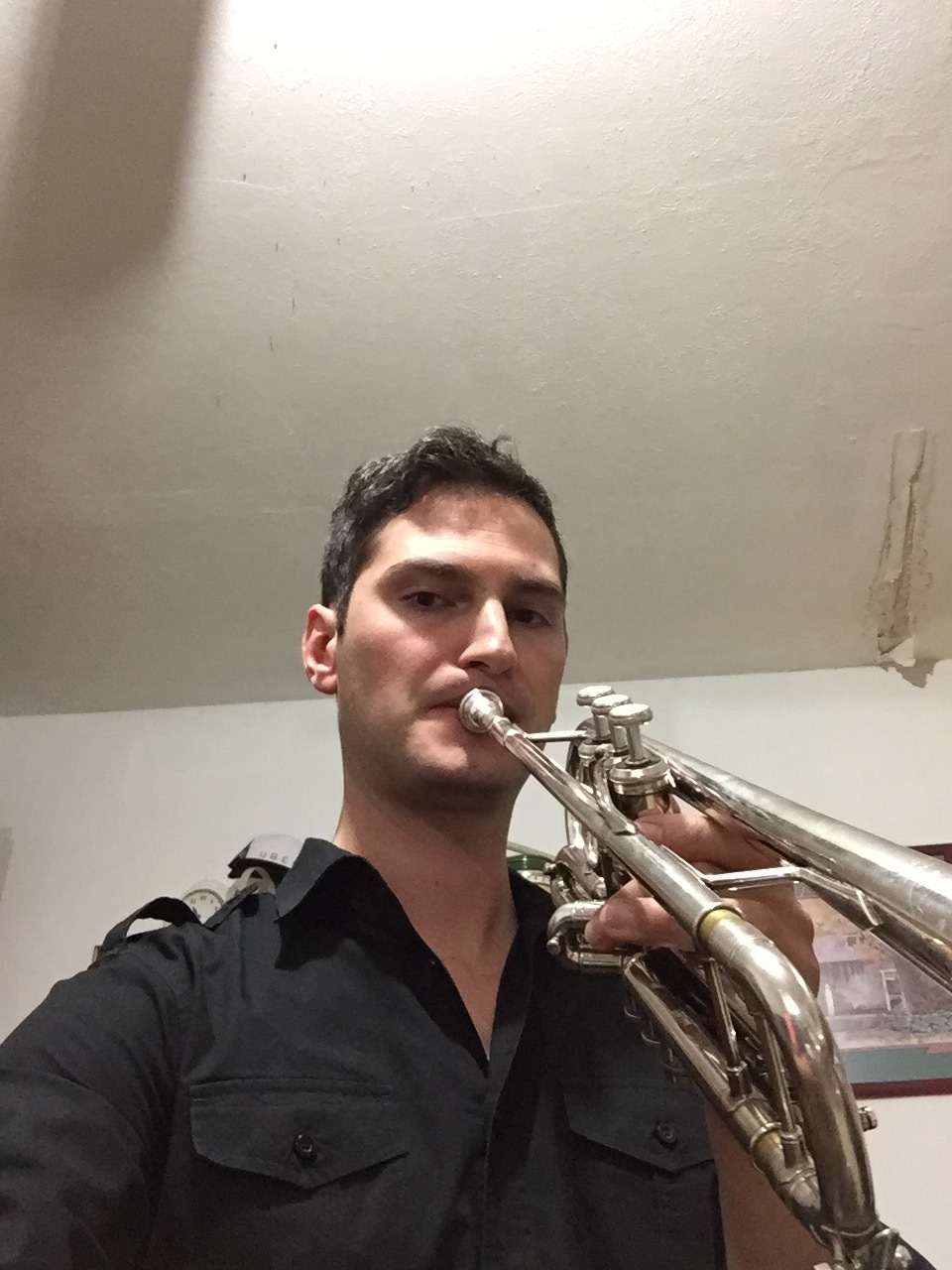 Practicing Trumpet