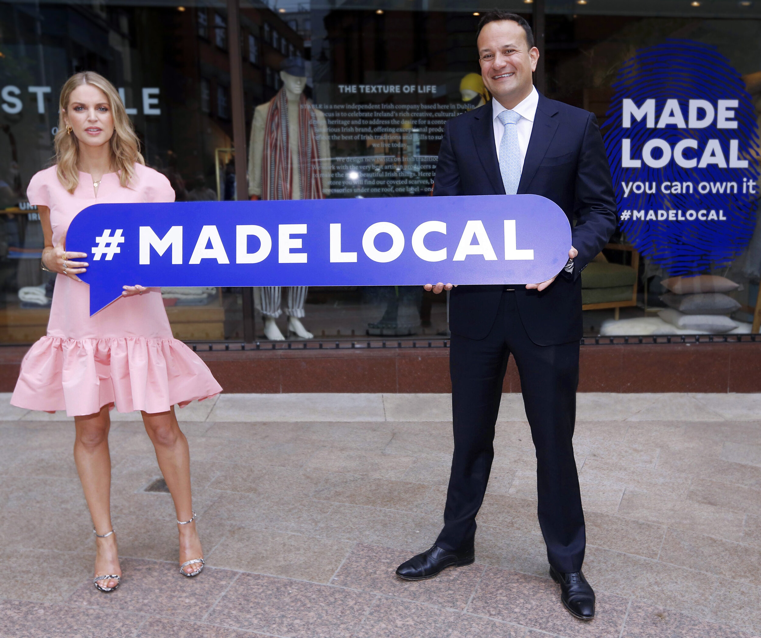 Amy Huberman and Leo Varadkar launch the 2020 #MadeLocal Campaign (Copy) (Copy)