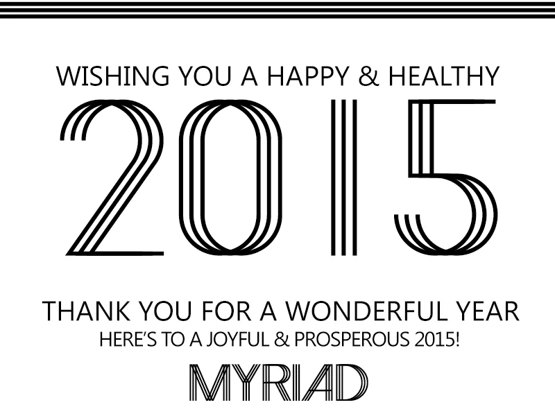 Wishing you a happy and healthy 2015!