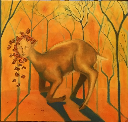 "Migratory Monarchs in Her Hair"