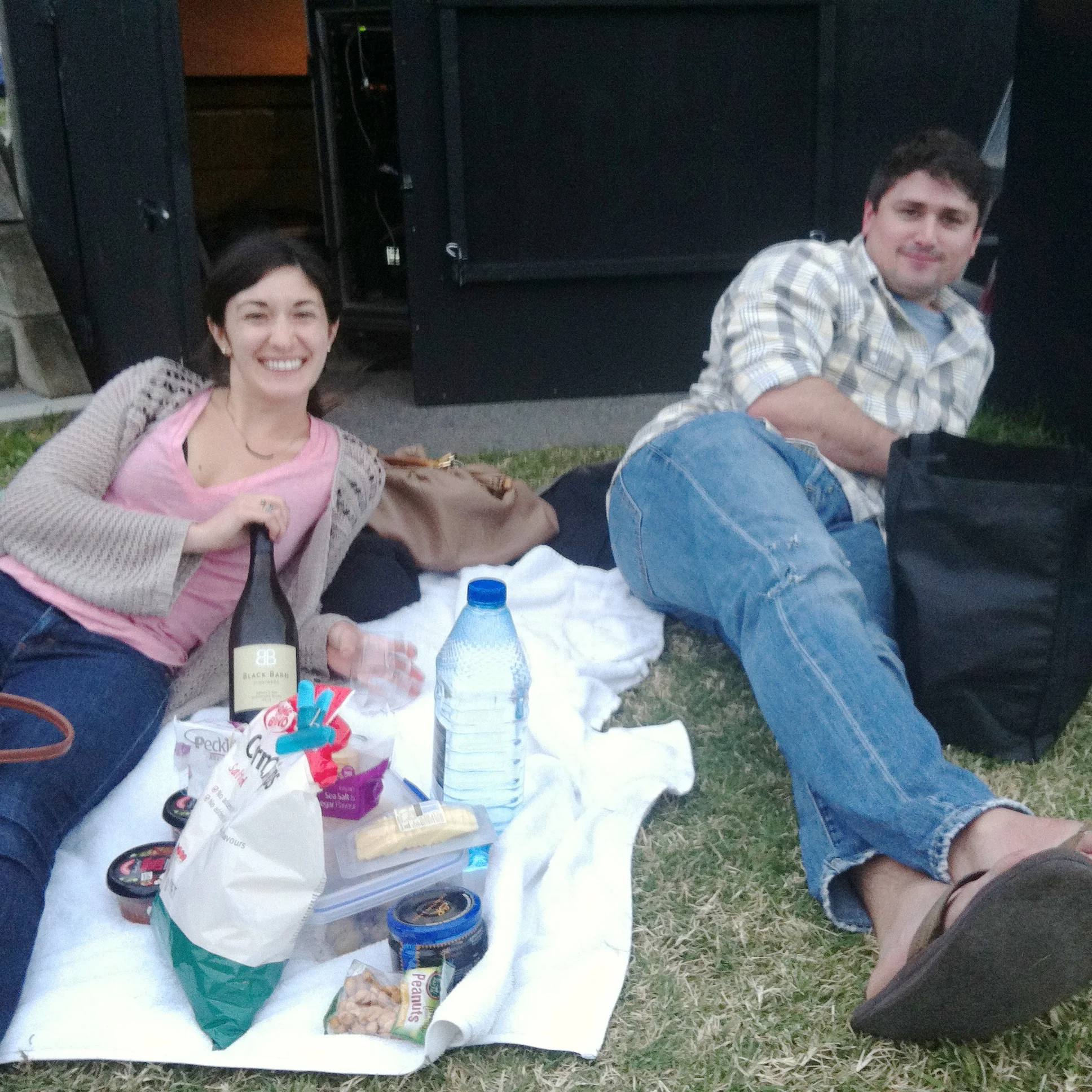 Gabrielle & Joe at movie night