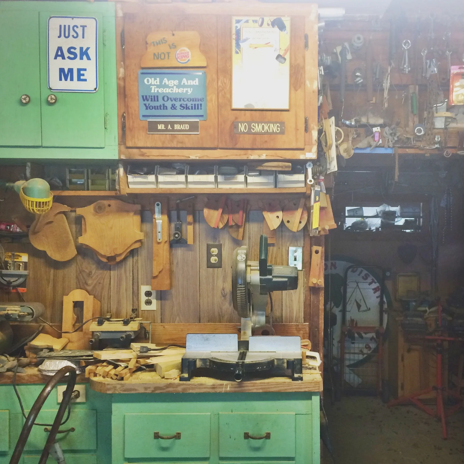 My Grandpa Allen's workshop