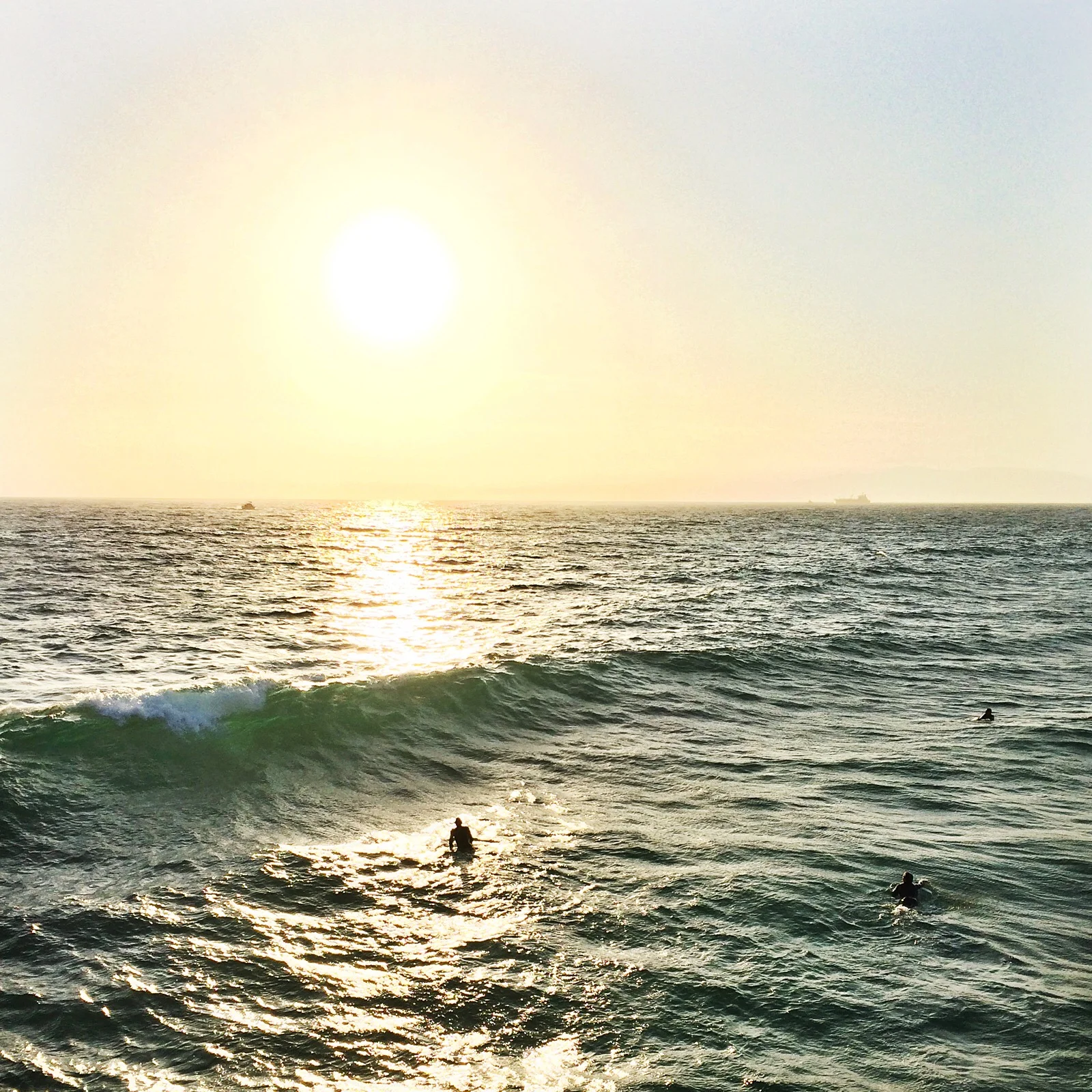 One last sunset in the states before our journey home. 