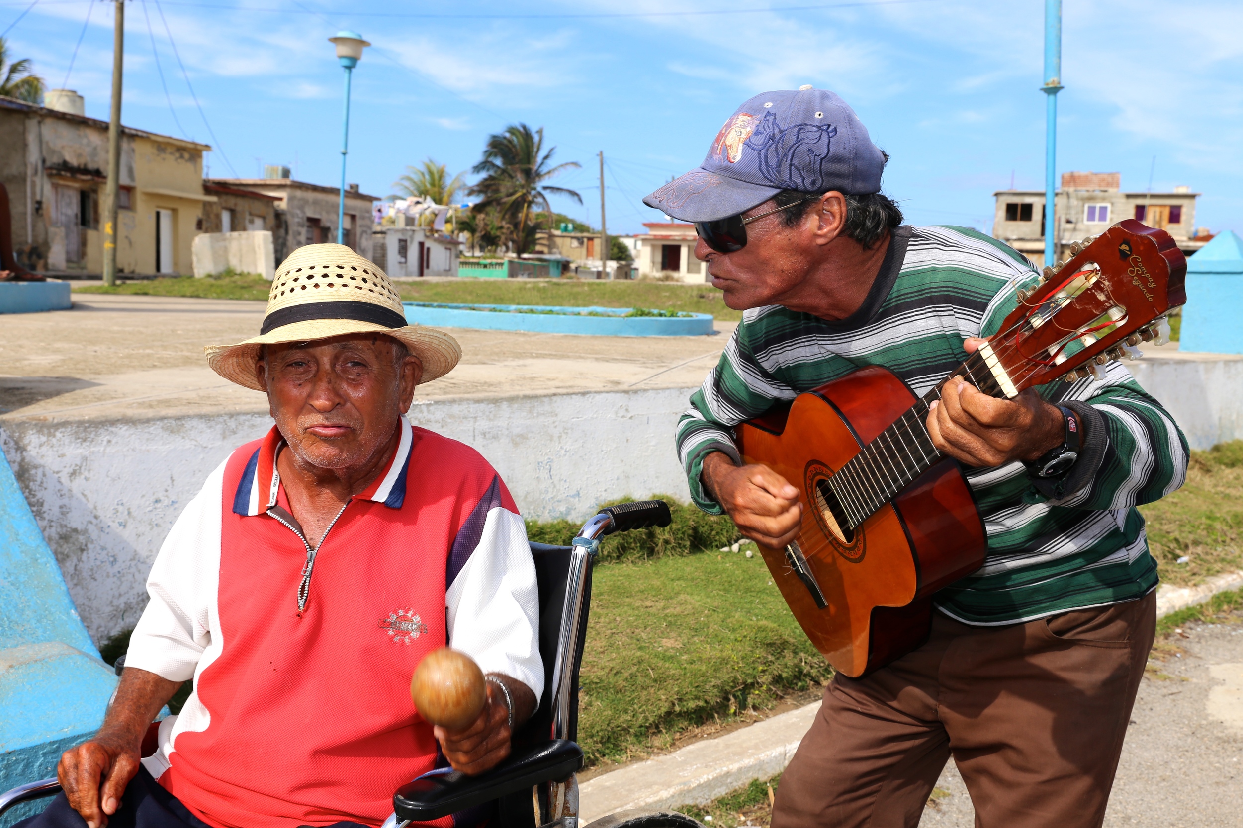 Serenaded by this duo who sang, "Bailando" by Enrique Iglesias