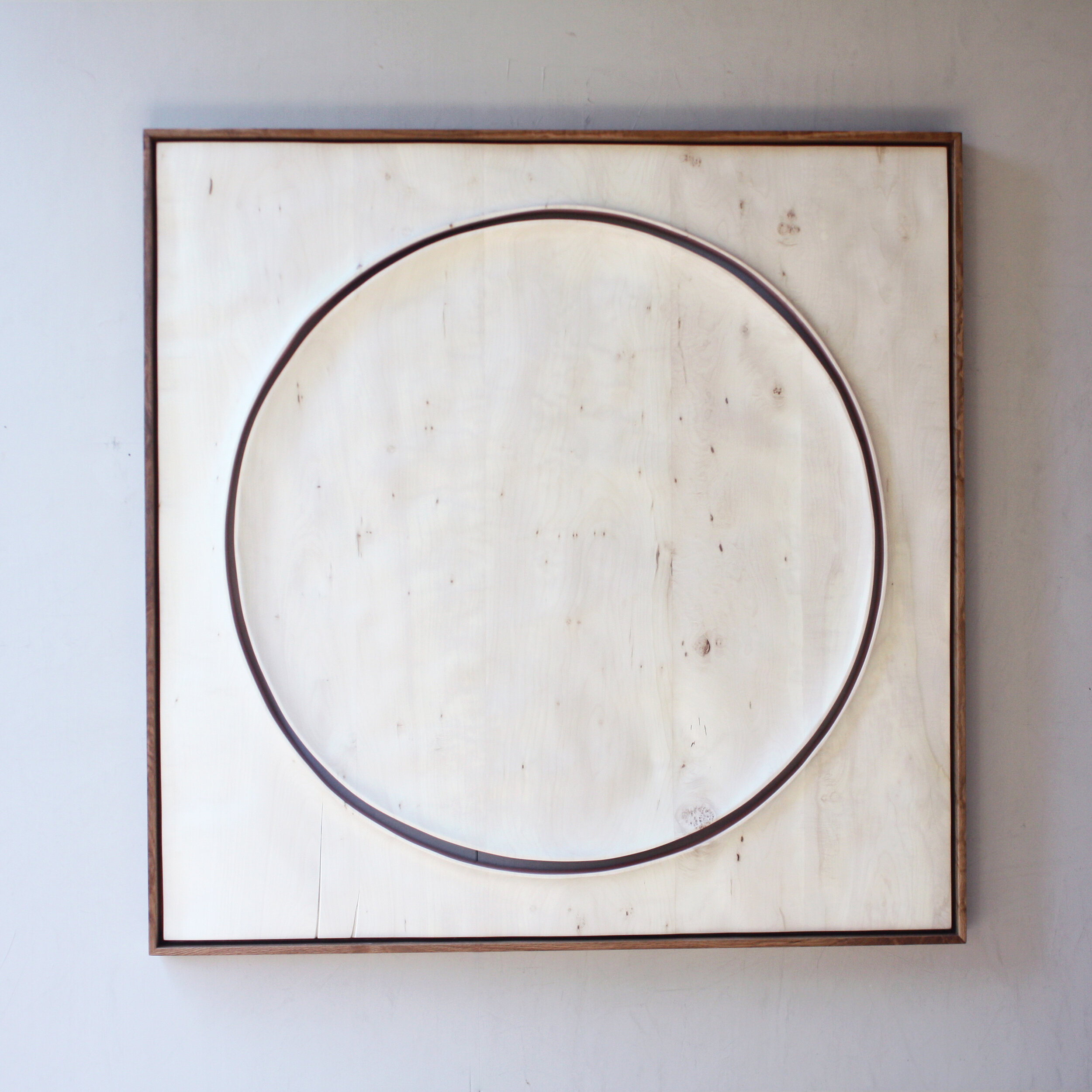 White Painting (Circle), 2019