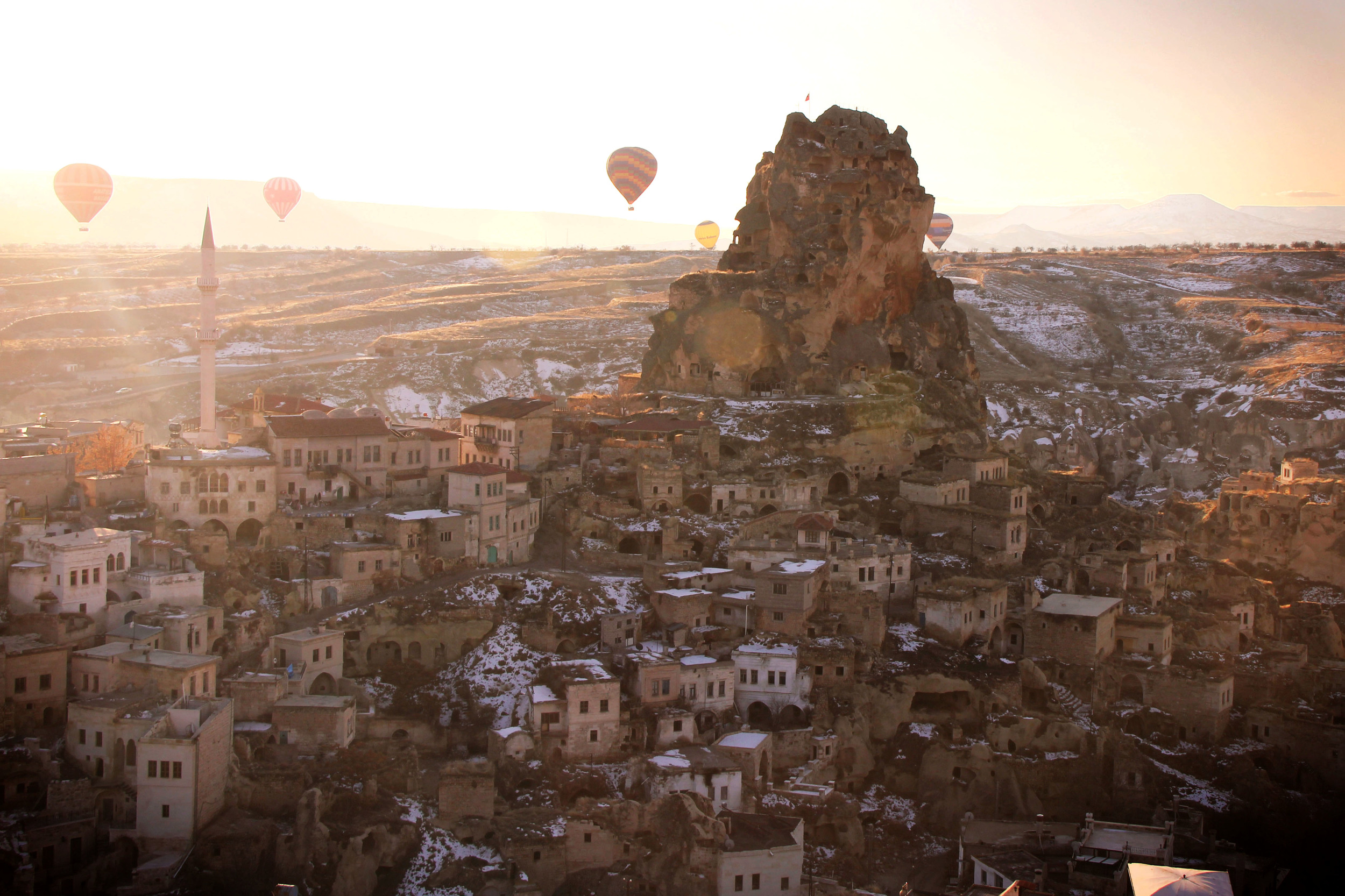 Hot air balloons over Cappadocia, Turkey