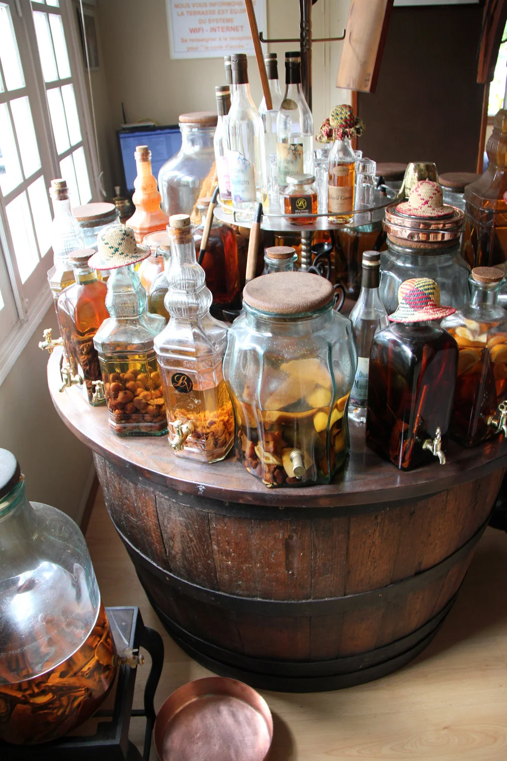 Home-spiced rum