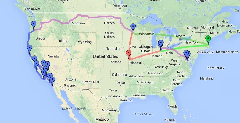 A month across America