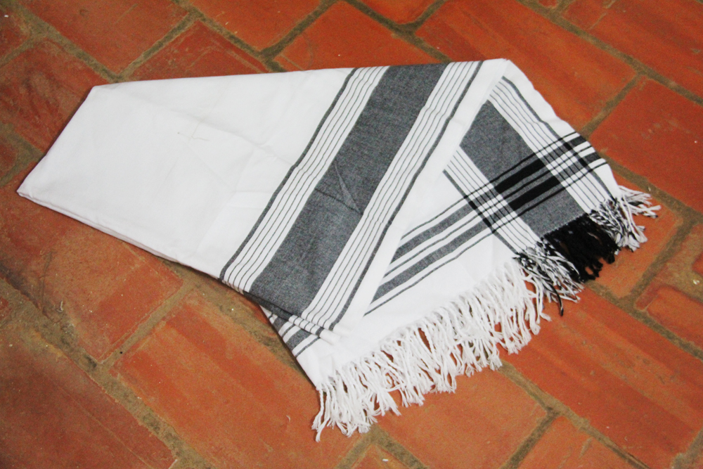 African kikoy scarf found downtown Kampala