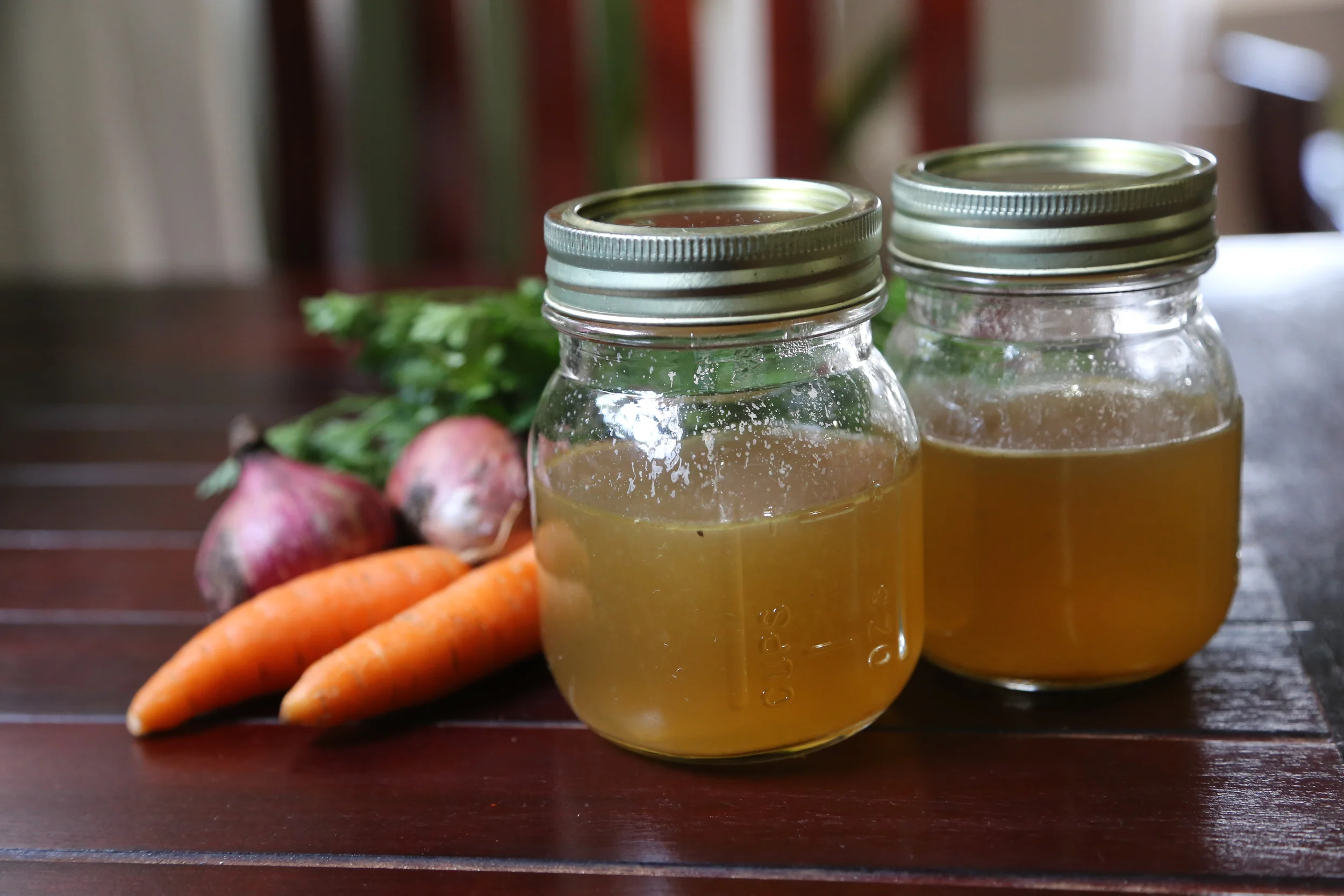 Homemade bone broth