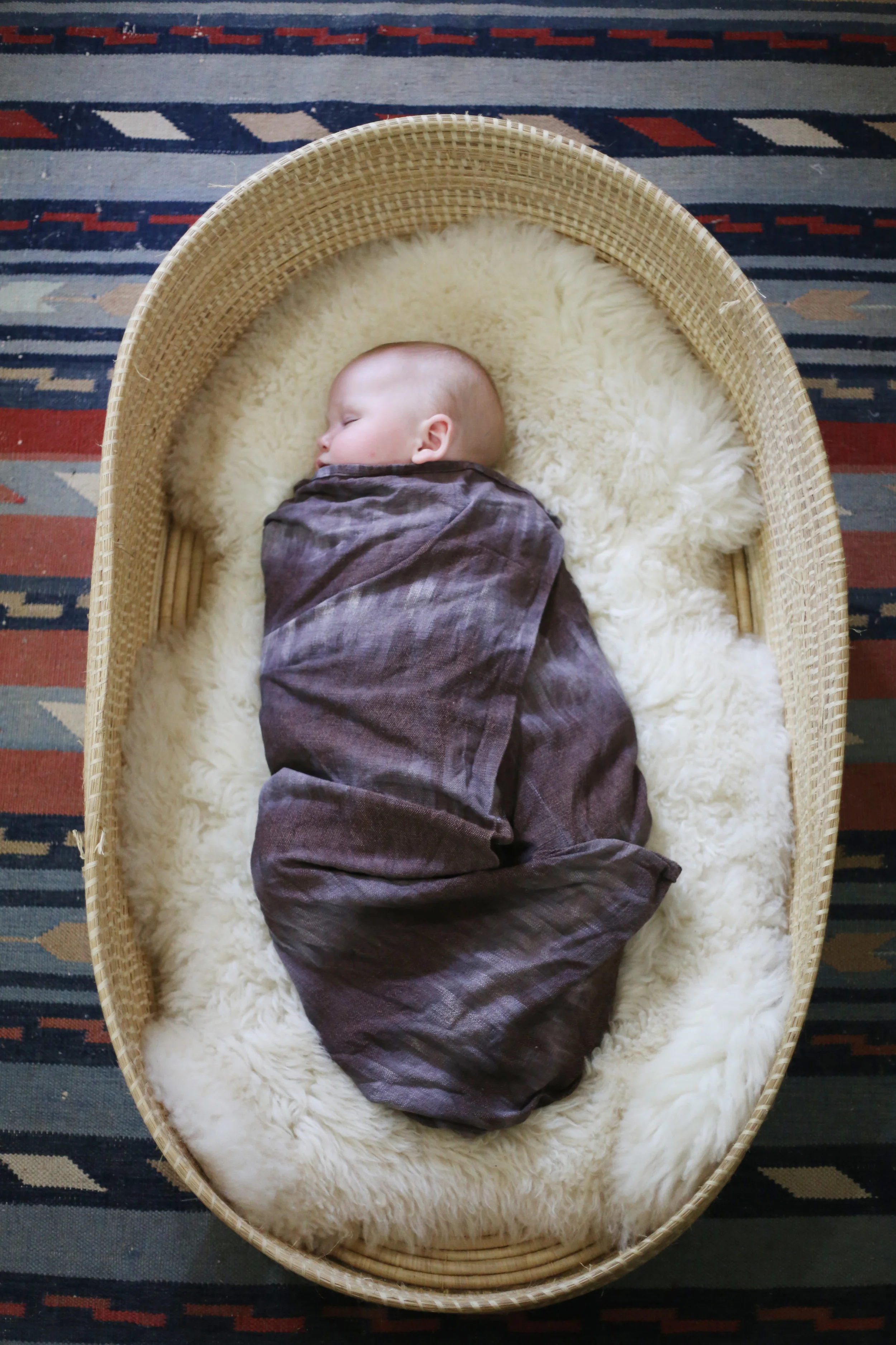woven baby bassinet