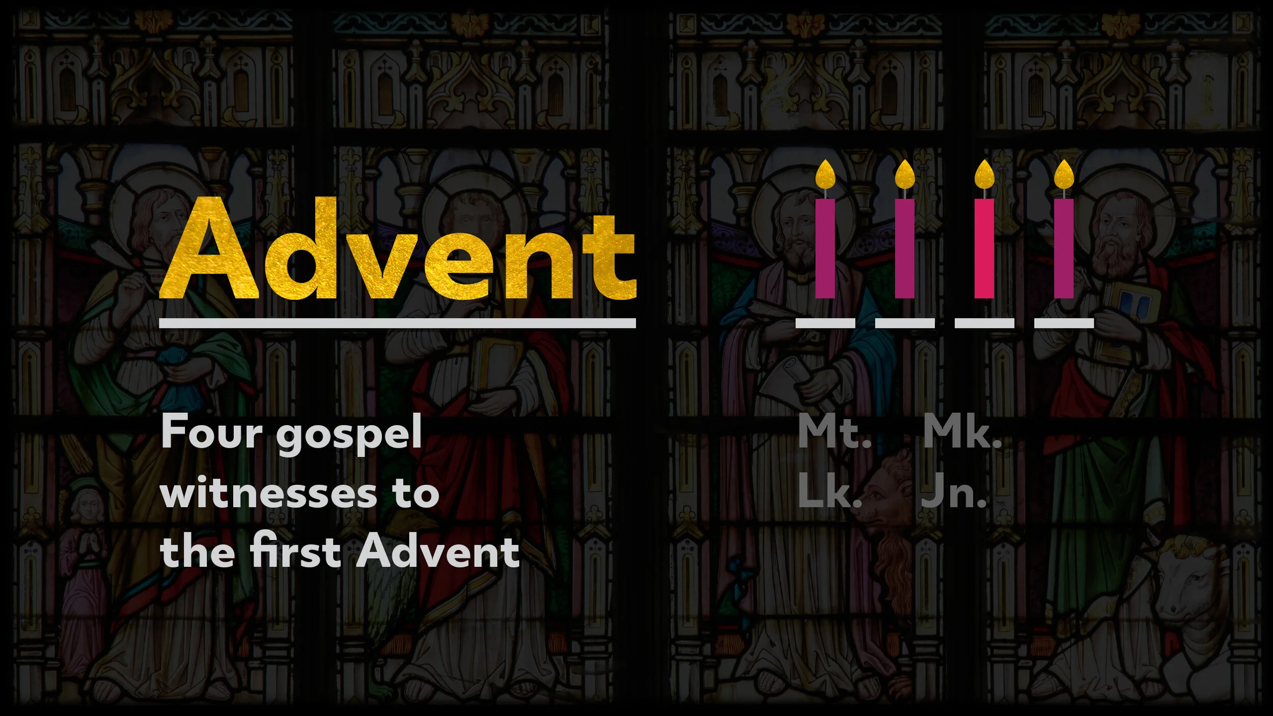 John's Witness to the First Advent