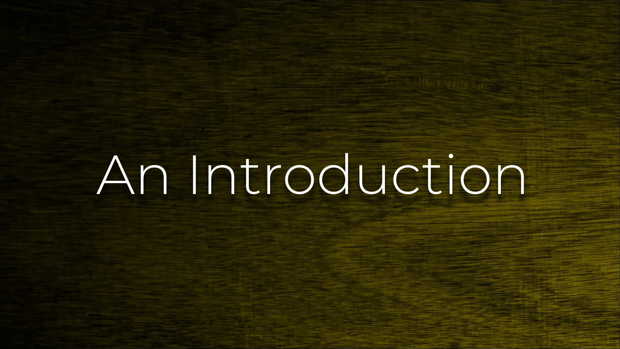 An Introduction