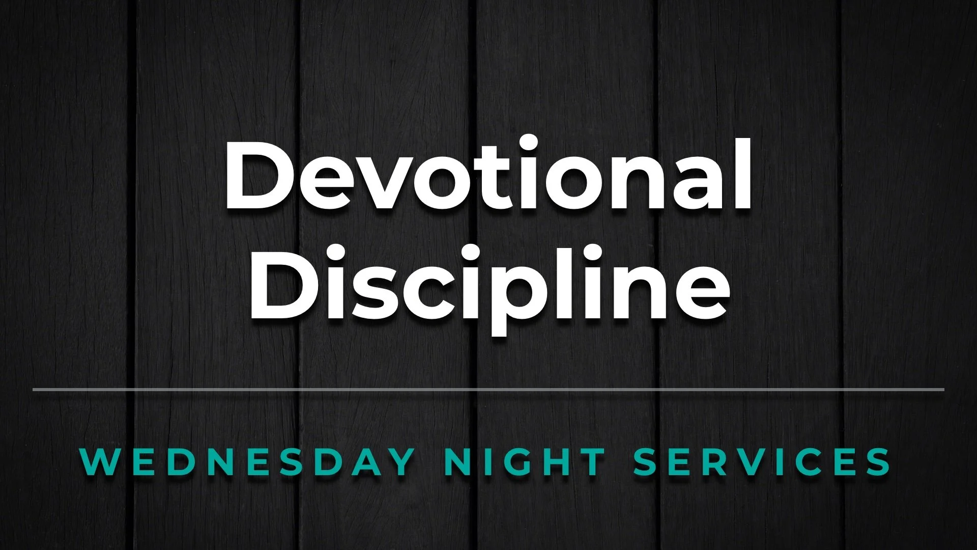 Devotional Discipline