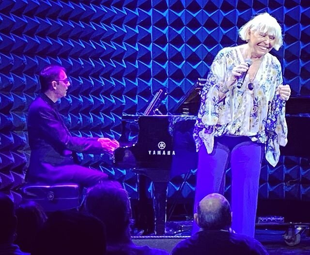 @barbjungr and @hartmanmark were both SPECTACULAR last night @joespub, as per usual. This was my first time seeing this combination, and of course it&rsquo;s great and of course both are in top form. Mark is PLAYING that piano, and Barb is doing her 