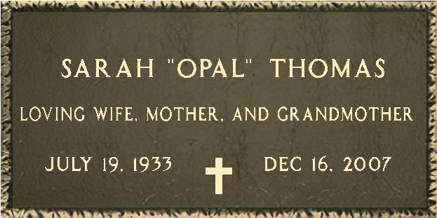 Bronze marker