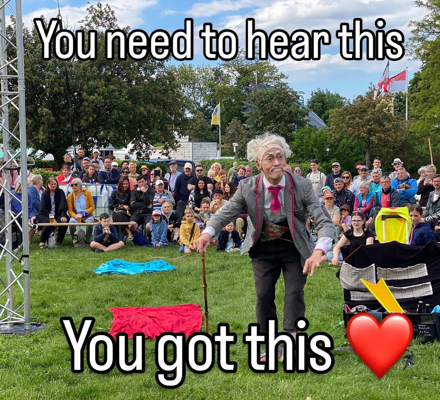 Yes, that&rsquo;s right. You got this ❤️ #Affirmations #Clown