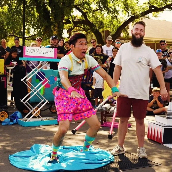 Chilly day today as I continue my PT. Can&rsquo;t stop thinking of a gorgeous summer day performing and showing off my hard-earned chicken legs 🐓🦵#KansasStateFair #ShowTime #GLBergEntertainment