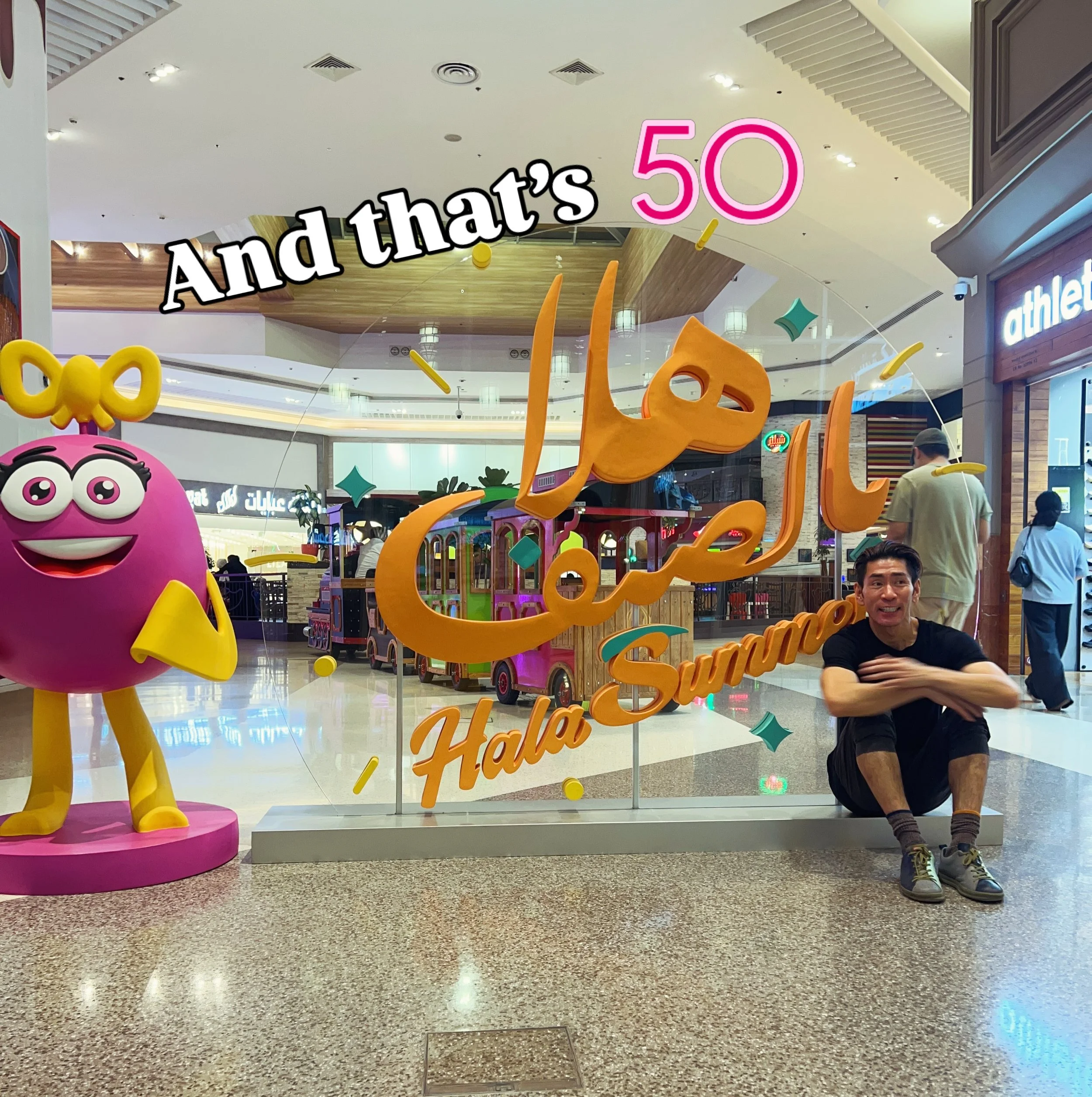 My first time in Qatar! 🇶🇦 This officially marks the 50th country I&rsquo;ve either travelled to or performed in. So many more to go ✈️ #TourLife