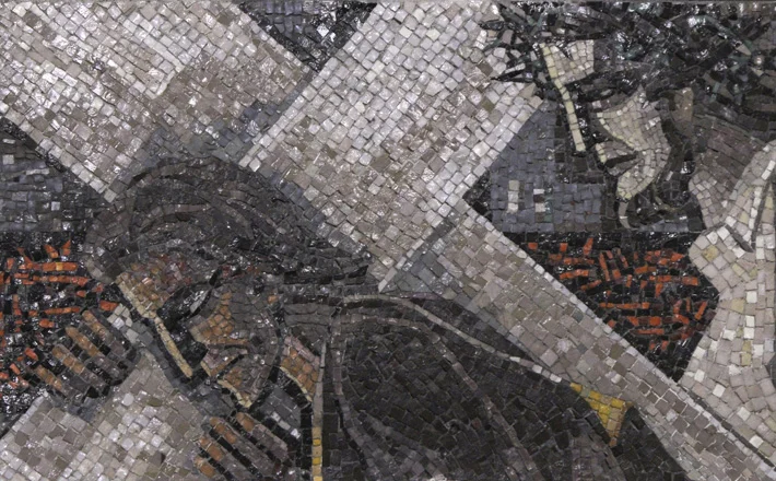 Loire, Gabriel. Carrying the cross of Christ , from Art in the Christian Tradition , a project of the Vanderbilt Divinity Library, Nashville, Tenn. Original source .