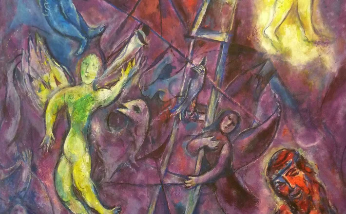 Marc Chagall. Jacob's Ladder , from Art in the Christian Tradition, a project of the Vanderbilt Divinity Library, Nashville, Tenn.