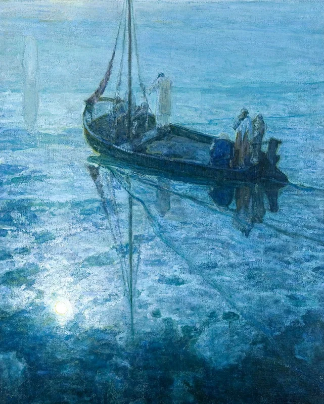 Tanner, Henry Ossawa. Disciples See Christ Walking on the Water , from Art in the Christian Tradition , a project of the Vanderbilt Divinity Library, Nashville, Tenn . Original source: Wikimedia .