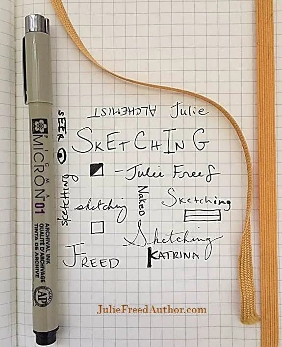 Writing Secrets - #1 Sketching