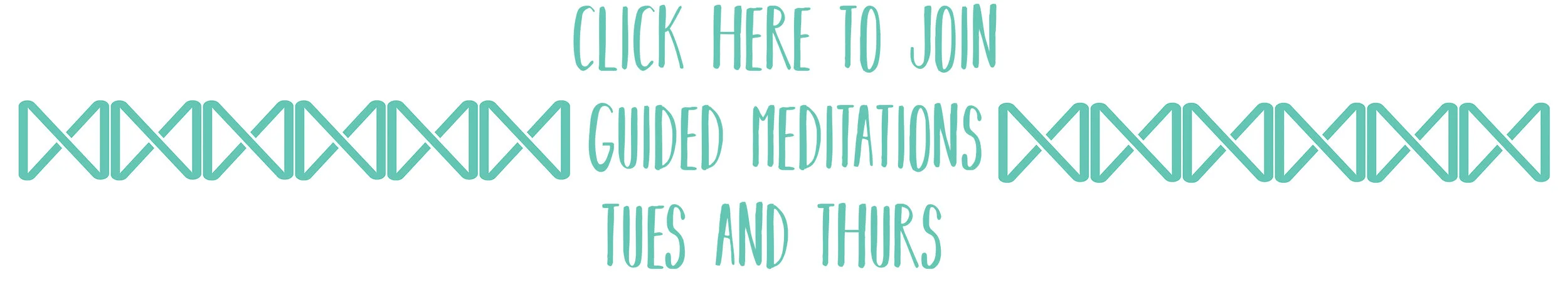 15 minute meditations at 6.30pm