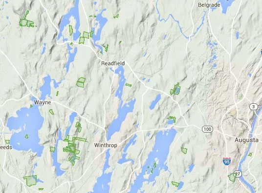 Maine Interactive Property Map Property Map — Kennebec Land Trust
