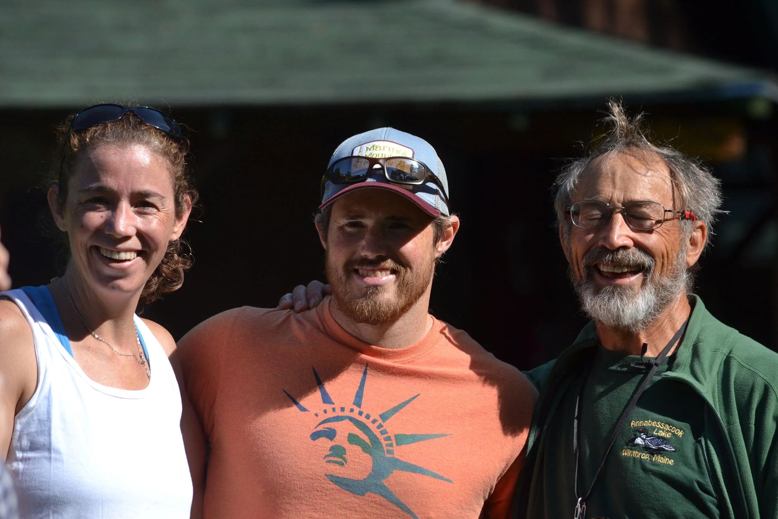Tri-sport Team at end of relay
