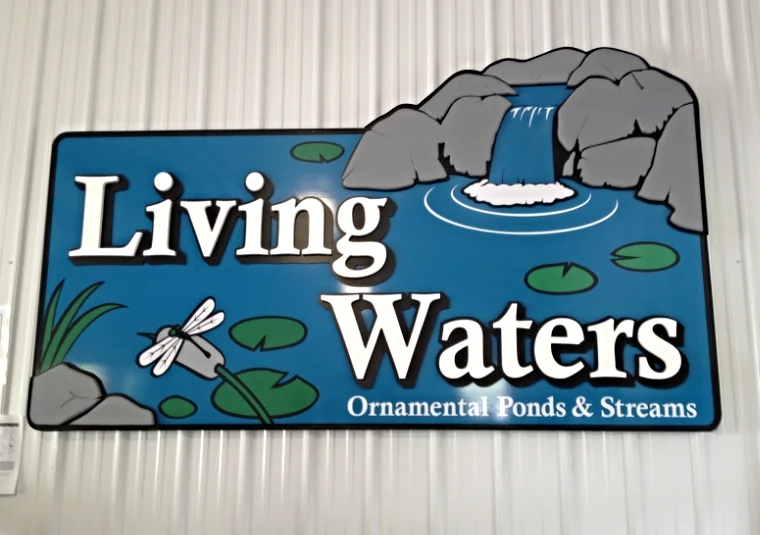 Signs | Living Waters Garden Center Interior Sign | Westminster, MD