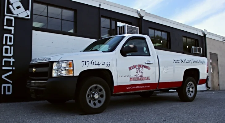 Graphics | New Oxford Mechanical Vehicle Wrap | New Oxford, PA