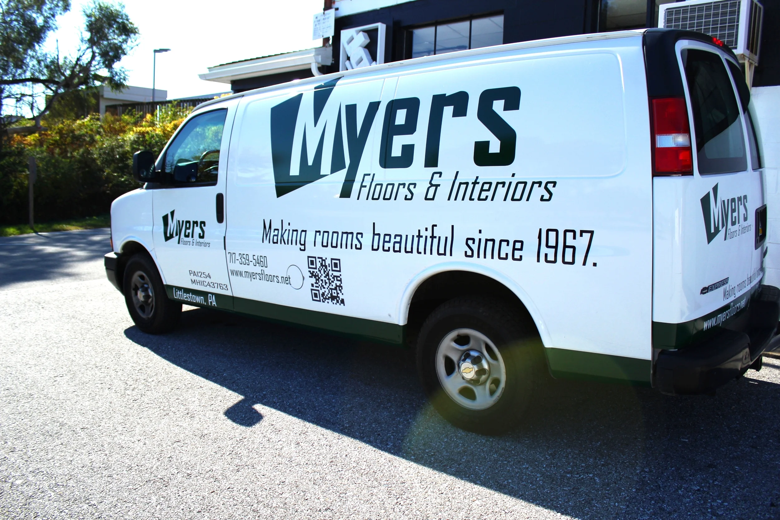 Graphics | Myers Flooring & Interiors Vehicle Wrap | Hanover, PA