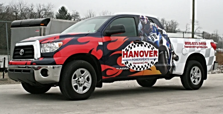 Graphics | Hanover Power Sports Vehicle Wrap | Hanover, PA