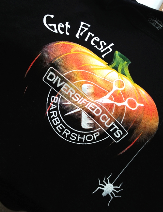 Screen Printing | Diversified Cuts Halloween Glow-in-the-Dark Shirt | Hanover, PA