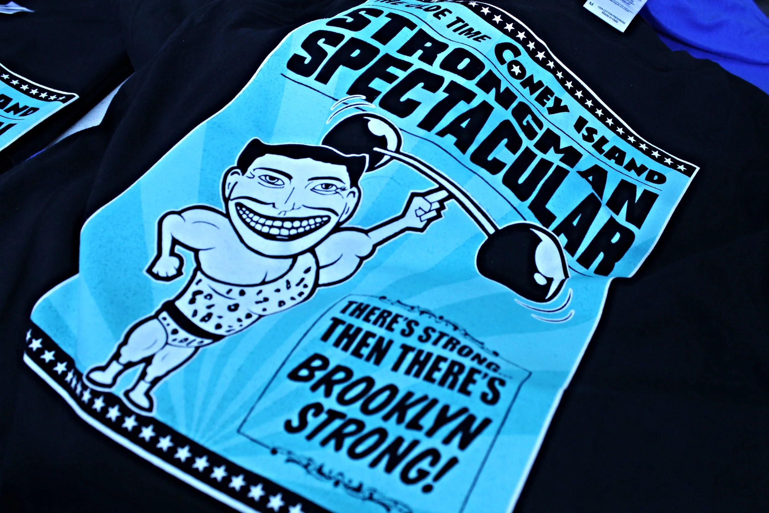 Screen Printing | Strongman Spectacular Shirt | Coney Island, NY