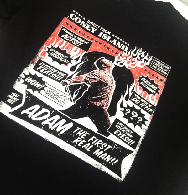 Screen Printing | Adam Real Man Shirt | Coney Island, NY