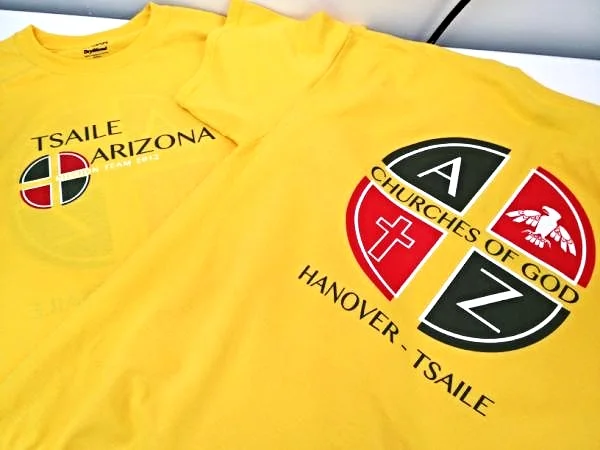 Screen Printing | Churches of God Shirt | Tsaile, AZ