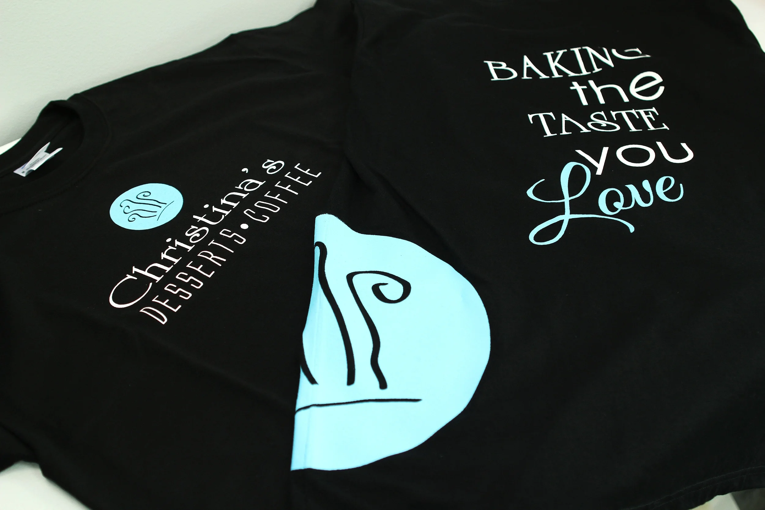 Screen Printing | Christina's Desserts & Coffee Shirt | Hanover, PA