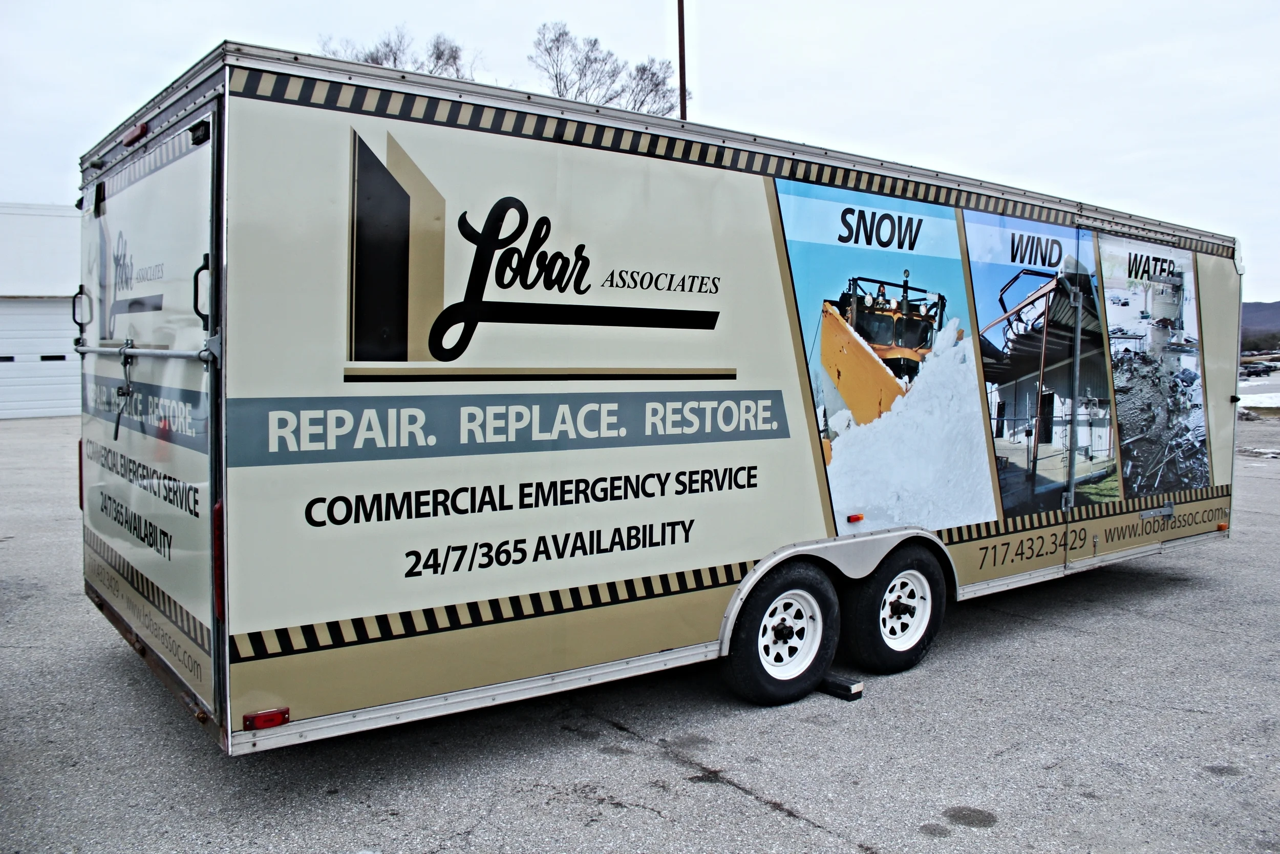 Graphics | Lobar Associates Rapid Response Trailer Wrap | Dillsburg, PA