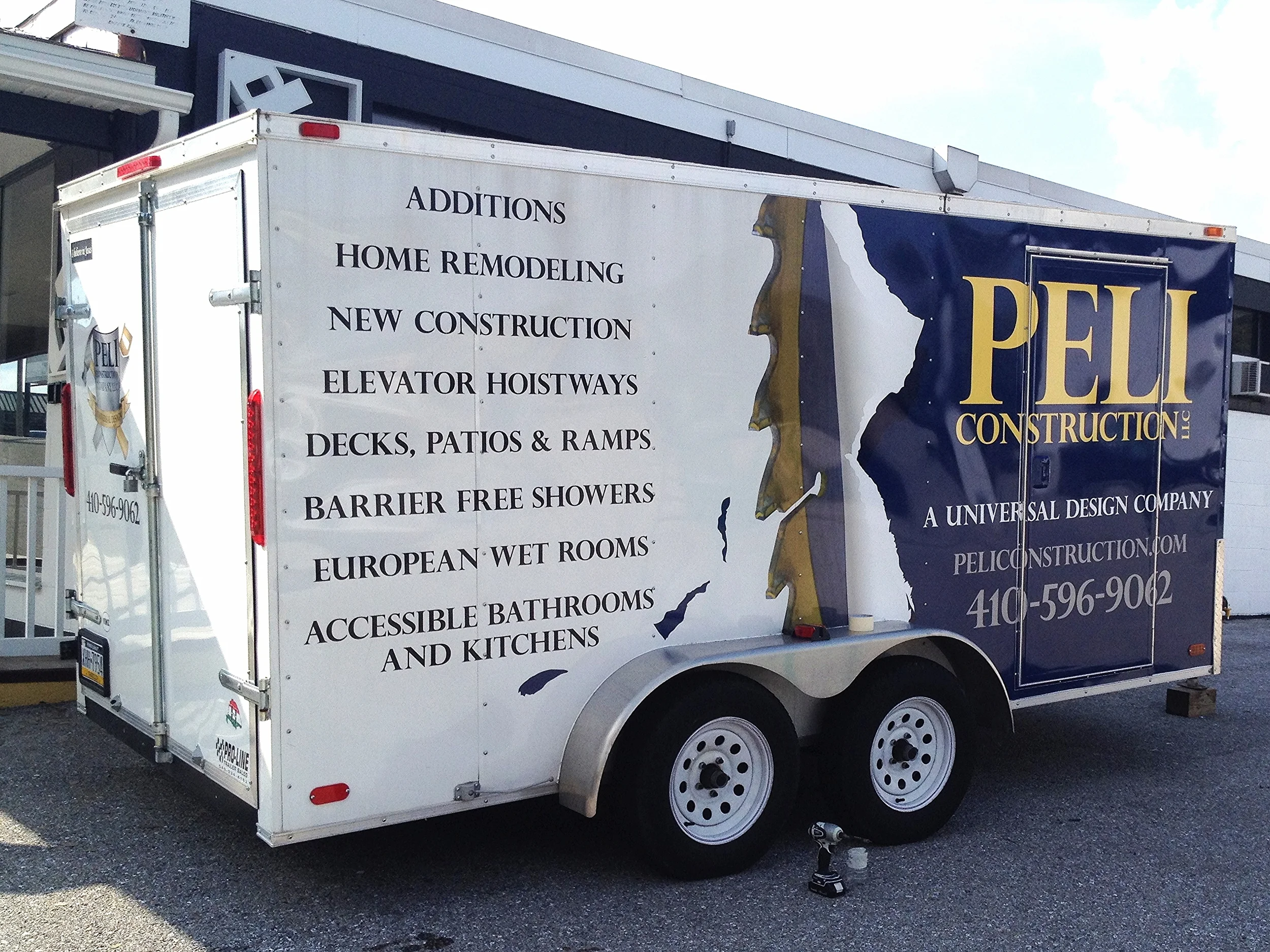 Graphics | Peli Construction Trailer Wrap | Hanover, PA