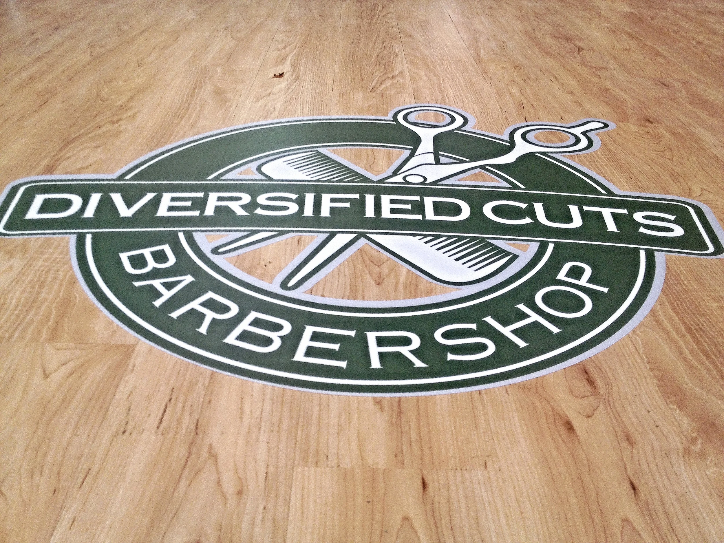 Graphics | Diversified Cuts Barbershop Floor Graphic | Hanover, PA