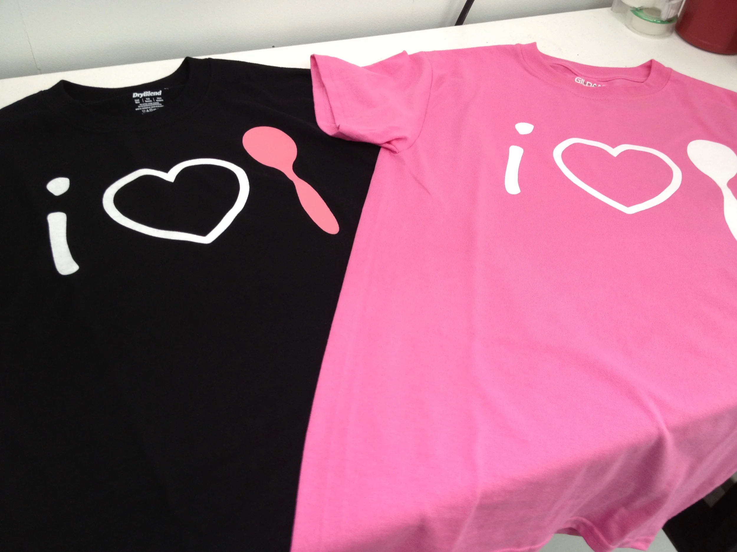 Screen Printing | Pink Spoon Shirt | Hanover, PA