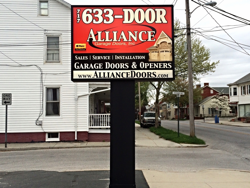 Signs Gallery Dgi Creative Custom, Alliance Garage Doors Hanover Pa