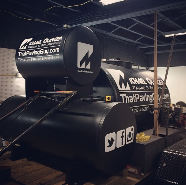 Graphics | Michael Olinger Paving Equipment Wrap | Littlestown, PA