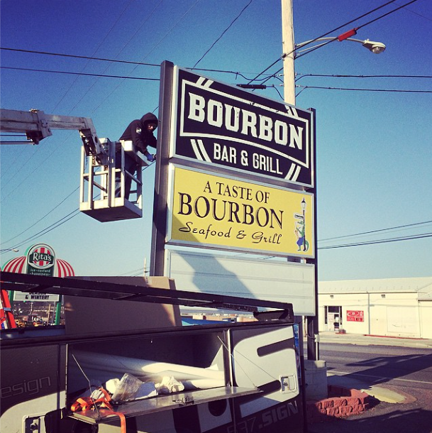 Signs | Bourbon Bar & Grill Sign | Hanover, PA